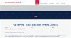 Desktop Screenshot of businesswritingcourse.com